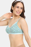 Rosaline Everyday Double Layered Non Wired 3/4th Coverage T-Shirt Bra - Island Paradise — thumbnail 3